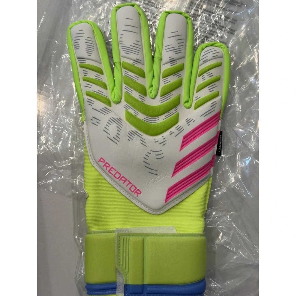 Adidas Predator Match Fingersave Goalkeeper Gloves Soccer Size 10 JH3803 NEW